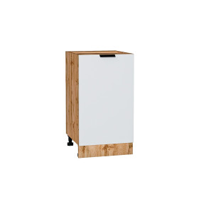 Шкаф нижний с 1-ой дверцей Евро, цвет: Белый