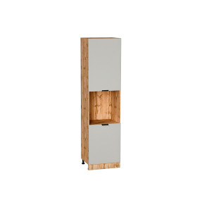 Шкаф пенал с 2-мя дверцами под технику Евро, цвет: Агат