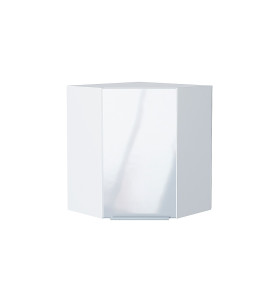 Шкаф верхний угловой Фьюжн, цвет: Angel