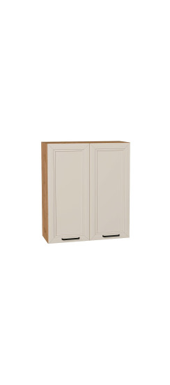 Шкаф верхний с 2-мя дверцами Нео, цвет: Cream Silk | ПЭТ, Cream Silk