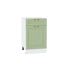 Шкаф нижний с 1-ой дверцей и ящиком Ницца, цвет: Дуб оливковый