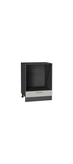 Шкаф нижний под духовку Сканди, цвет: Cappuccino Softwood | Эко Шпон с уникальным покрытием «Soft-touch» и защитным лаком (Япония)., Cappuccino Softwood