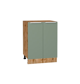 Шкаф нижний с 2-мя дверцами Фьюжн, цвет: Silky Mint