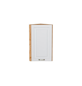 Шкаф верхний торцевой Ницца, цвет: Белый