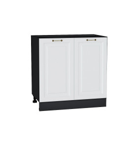 Шкаф нижний с 2-мя дверцами Ницца, цвет: Белый