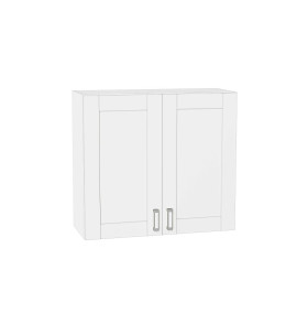 Шкаф верхний с 2-мя дверцами Лофт, цвет: White Silk