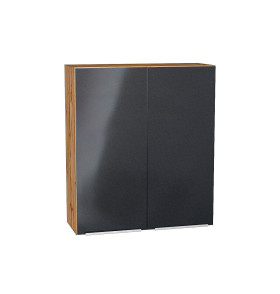 Шкаф верхний с 2-мя дверцами Фьюжн, цвет: Anthracite