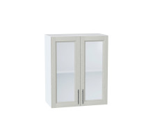 Шкаф верхний с 2-мя остекленными дверцами Сканди, цвет: Cappuccino Softwood