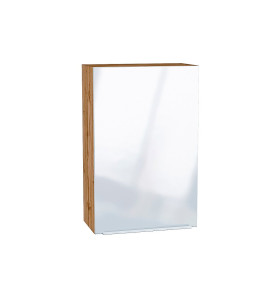 Шкаф верхний с 1-ой дверцей Фьюжн, цвет: Angel