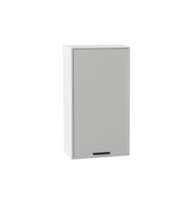 Шкаф верхний с 1-ой дверцей Фрейм, цвет: Grey Silk