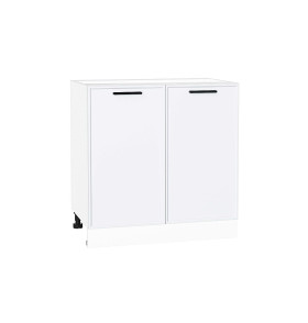 Шкаф нижний с 2-мя дверцами Фрейм, цвет: White Silk