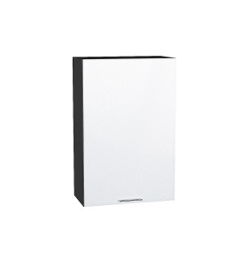 Шкаф верхний с 1-ой дверцей Валерия-М, цвет: Белый металлик