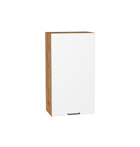 Шкаф верхний с 1-ой дверцей Флэт, цвет: White In 2S
