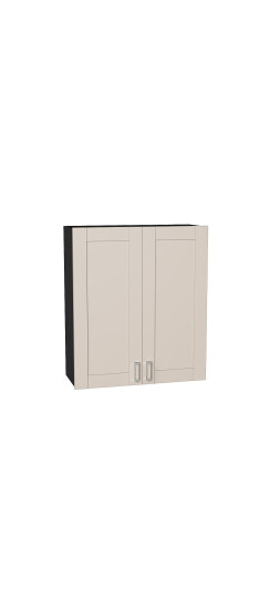 Шкаф верхний с 2-мя дверцами Лофт, цвет: Cream Silk | ПЭТ, Cream Silk