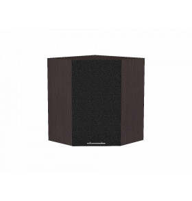 Шкаф верхний угловой Валерия-М, цвет: Черный металлик