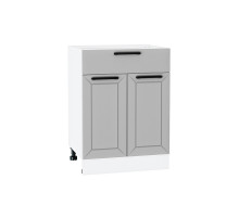 Шкаф нижний с 2-мя дверцами и ящиком Глетчер, цвет: Гейнсборо Силк