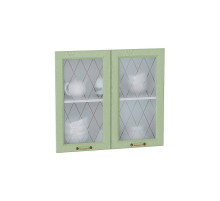 Комплект фасадов Ницца со стеклом для каркаса Ф-55 В800, цвет: Дуб оливковый