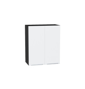 Шкаф верхний с 2-мя дверцами Фьюжн, цвет: Silky White