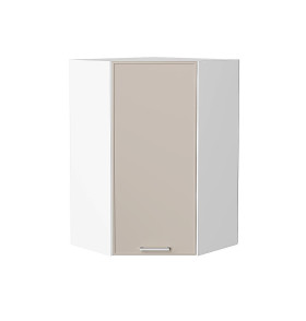 Шкаф верхний угловой Квадро, цвет: Кашемир