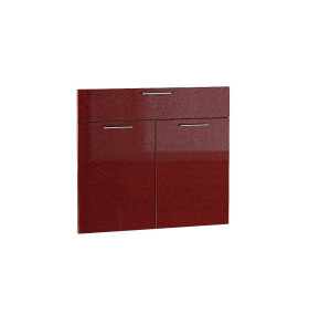 Комплект фасадов Валерия-М для каркаса Ф-51М Н801М, цвет: Гранатовый металлик