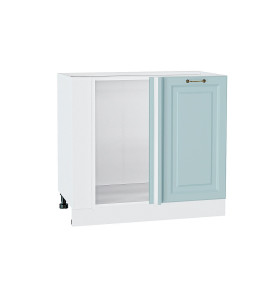 Шкаф нижний угловой Ницца, цвет: Голубой