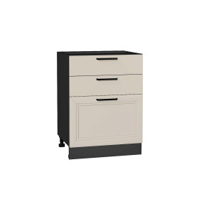 Шкаф нижний с 3-мя ящиками Нео, цвет: Cream Silk