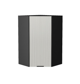 Шкаф верхний угловой Евро Лайн, цвет: Агат