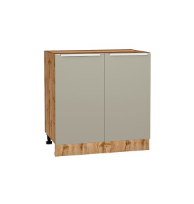 Шкаф нижний с 2-мя дверцами Фьюжн, цвет: Silky Grey