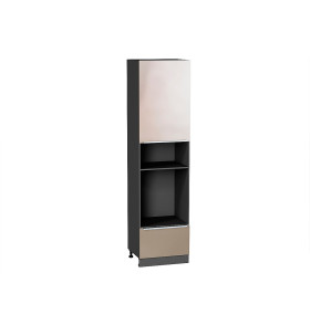 Шкаф пенал с 1-ой дверцей и ящиком под технику Фьюжн, цвет: Gallant