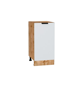 Шкаф нижний с 1-ой дверцей Евро, цвет: Белый