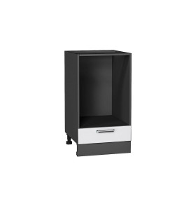 Шкаф нижний под духовку Прага, цвет: Белое дерево