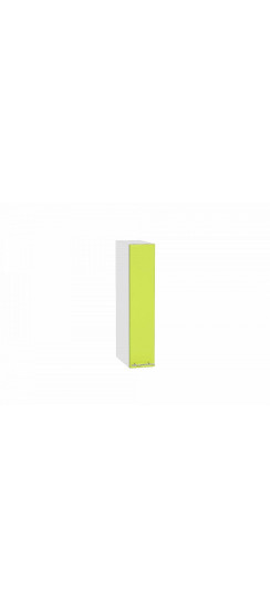 Шкаф верхний бутылочница Валерия-М, цвет: Лайм глянец | Пленка ПВХ., Лайм глянец