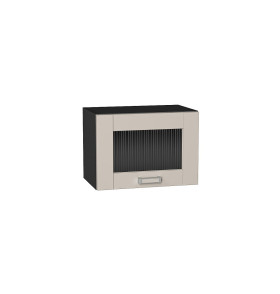 Шкаф верхний горизонтальный остекленный Лофт, цвет: Cream Silk