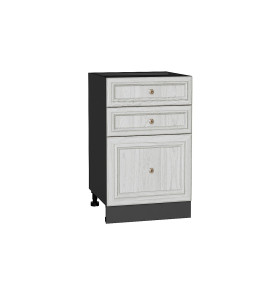 Шкаф нижний с 3-мя ящиками Шале, цвет: White Dreamline