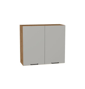 Шкаф верхний с 2-мя дверцами Флэт, цвет: Light Grey In 2S