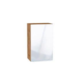 Шкаф верхний с 1-ой дверцей Фьюжн, цвет: Angel