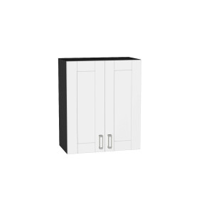 Шкаф верхний с 2-мя дверцами Лофт, цвет: White Silk