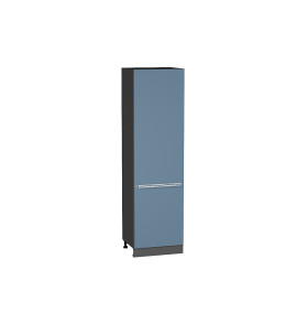 Шкаф пенал с 2-мя дверцами Фьюжн, цвет: Silky Blue