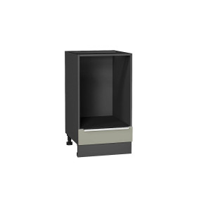 Шкаф нижний под духовку Фьюжн, цвет: Silky Grey