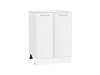 Шкаф нижний с 2-мя дверцами Квадро, цвет: Белый