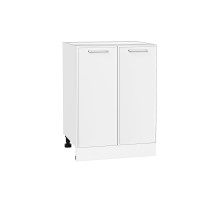 Шкаф нижний с 2-мя дверцами Квадро, цвет: Белый
