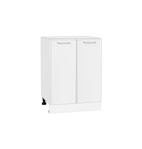 Шкаф нижний с 2-мя дверцами Квадро, цвет: Белый