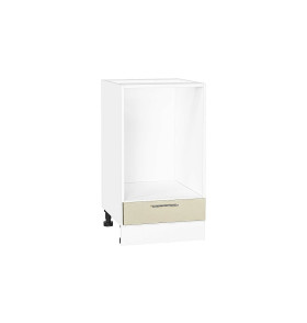 Шкаф нижний под духовку Валерия-М, цвет: Бежевый металлик