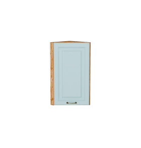 Шкаф верхний торцевой Ницца, цвет: Голубой