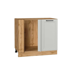 Шкаф нижний угловой Нео, цвет: Grey Silk