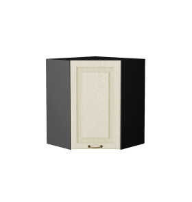 Шкаф верхний угловой Ницца, цвет: Дуб крем