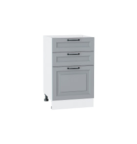 Шкаф нижний с 3-мя ящиками Ницца, цвет: Magnum