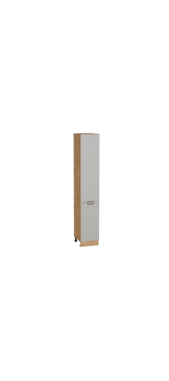 Шкаф пенал с 2-мя дверцами Флэт, цвет: Light Grey In 2S | ЛДСП, Light Grey In 2S