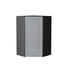 Шкаф верхний угловой Ницца, цвет: Графит