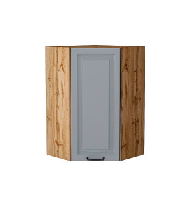 Шкаф верхний угловой Ницца, цвет: Magnum